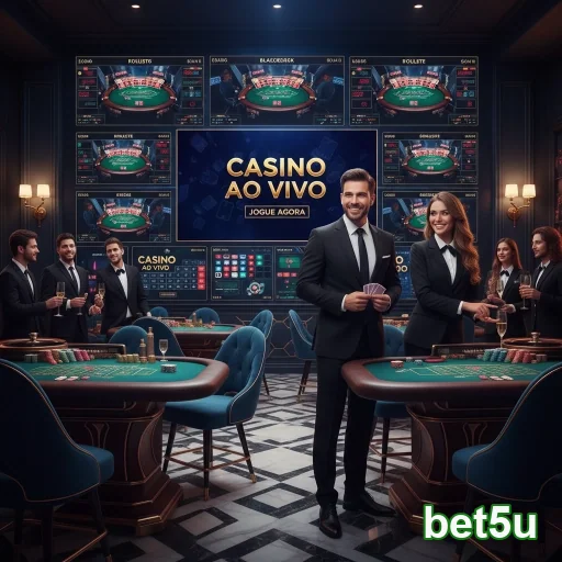 Ilustração de Explore a experiência única do cassino online na bet5u