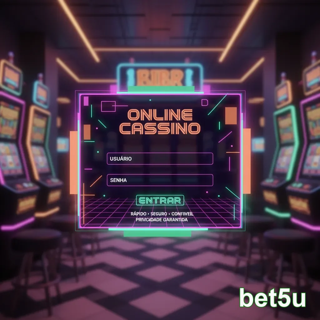 Ilustração de Aproveite o acesso rápido ao cassino online bet5u